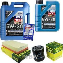 Revision On Oil Filters Liqui Moly 5w-6l 30 Audi Cabriolet 8g7 B4