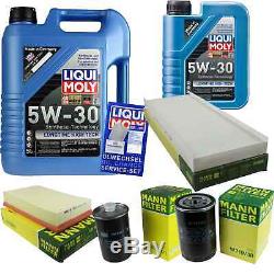 Revision On Oil Filters Liqui Moly 5w-6l 30 Audi Cabriolet 8g7 B4 2.6