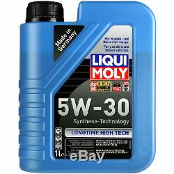 Revision On Oil Filters Liqui Moly 5w-6l 30 Audi Cabriolet 8g7 B4 2.6
