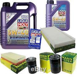 Revision On Oil Filters Liqui Moly 5w-6l 40 Audi Cabriolet 8g7 B4 2.6