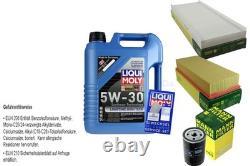 Revision of LIQUI MOLY Oil Filter 5L 5W-30 for Audi Cabriolet 8G7 B4 2.3