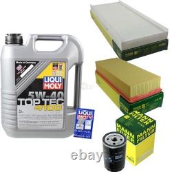 Revision of LIQUI MOLY Oil Filter 5L 5W-40 for Audi Cabriolet 8G7 B4 2.3, E