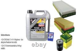Revision of LIQUI MOLY Oil Filter 5L 5W-40 for Audi Cabriolet 8G7 B4 2.3, E