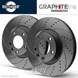 Rotinger Graphite Line Brake Discs Sport Front Essieu For Golf Cabriolet