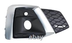 Satin Black Air Intake Grille for Audi A5 S5 Cabriolet Coupe 8W6807682T3Q7