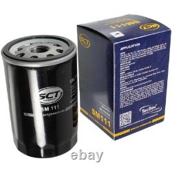 Sct Inspection Set 8L Motul 8100 X-Clean 0W-30 for Audi Cabriolet 2.6 2.0 E