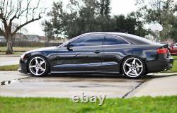 Side skirts / V look threshold covers for Audi A5 8T B8 Coupe / Cabrio