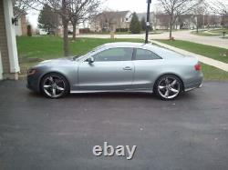 Side skirts in fiberglass V look for Audi A5 coupe/cabriolet