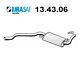 Silencer Audi 80 90 Coupe' Imasaf Cabriolet For 893253409b