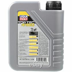 Sketch D'inspection Filter Oil Liqui Moly 6l 5w-40 For Audi Cabriolet 8g7 B4