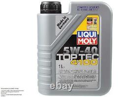 Sketch D'inspection Filter Oil Liqui Moly 7l 5w-40 For Audi Cabriolet 8g7 B4