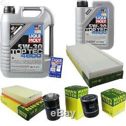 Sketch Inspection Oil Filter Liqui Moly 6l 5w-30 For Audi Cabriolet 8g7 B4