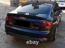 Spoiler Adapted for Audi A5 F5 Coupe Cabrio 2017+ Glossy Black Look