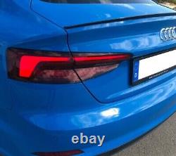 Spoiler Adapted for Audi A5 F5 Coupe Cabrio 2017+ Glossy Black Look