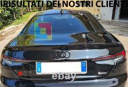 Spoiler Adapted for Audi A5 F5 Coupe Cabrio 2017+ Glossy Black Look