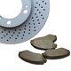 Sport Brake Discs + Rear Pads For Audi 80 90 100 Coupé Cabriolet