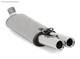 Sport Exhaust Audi 80/90 89 B3 B4 Welded Coupe Convertible 2x76mm Round