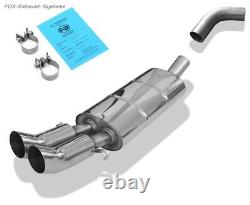 Sport + Exhaust Pipe Audi 80/90 89 B3 B4 Limousine Coupe Convertible 1.6-2.0l 2x76 DTM