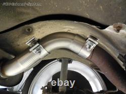 Sport Exhaust + Vb-Pipe Audi 80 89 B3 B4 Sedan Coupe Convertible 1.6-2L 2x Rolled