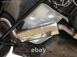 Stainless Steel Central Silencer Audi 80/90 89 B3 Welded Coupe + Cabriolet B4 Ø63.5mm