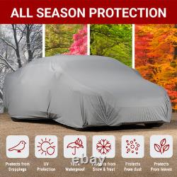 Stretchable Gray Outdoor Audi Car Cover for All Models