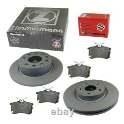 Zimmermann Brake Discs + Front Pads For Audi Cabriolet Coupé Type 89