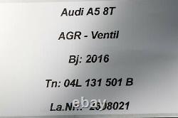 04L131501B Recirculation AGR Vanne Audi A5 Fh A6 4G Q5 Fy 2,0 Diesel