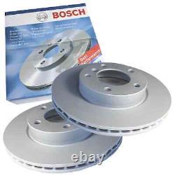 2 Bosch Disques de Frein Avant pour Audi 80 Cabriolet