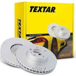 2 Textar Disques de Frein Avant pour Audi 80 Coupé Cabriolet