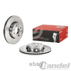2X BREMBO Disques de Frein 276mm Aéré Internement Avant Pour Audi 80 Cabriolet