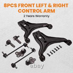 8x Bras De Suspension Set for Avant for Audi 80 Cabriolet B4 Coupé 1.8+2.0