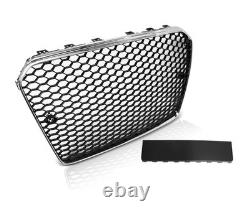 Avant GRILL pour AUDI A5 2011-2016 Coupe Cabrio RS5 Style Chrome Noir Avant GRILL pour AUDI A5 2011-2016 Coupe Cabrio RS5 Style Chrome Noir