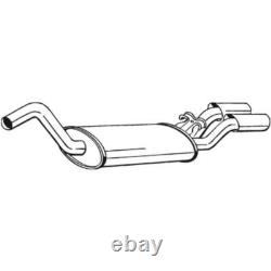 BOSAL Silencieux Arrière Pour Audi Cabriolet Coupé 105-127