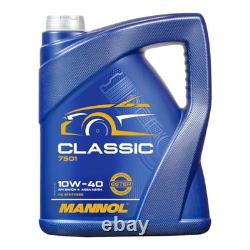 BOSCH Inspection Set 8L MANNOL Classic 10W-40 Pour Audi Cabriolet 2.3 E Coupe