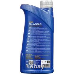 BOSCH Inspection Set 8L MANNOL Classic 10W-40 Pour Audi Cabriolet 2.3 E Coupe