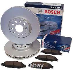 Bosch Disques de Frein + Plaquettes Avant pour Audi 80 Coupé Cabriolet