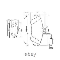 Bosch Frein Avant pour Audi 100 200 80 90 Coupé Cabriolet Quattro V8