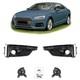 Cache Antibrouillard Noir Brillant Pour Audi A5 F5 Coupe Cabrio Sportback 16-20