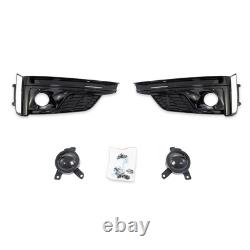 Cache antibrouillard noir brillant pour AUDI A5 F5 Coupe Cabrio Sportback 16-20
