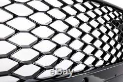 Calandre sans Emblème Noir Brillant Audi A5 8T Sportback/Coupe/Cabrio RS5 Look
