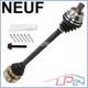 Cardan De Transmission Avant Droit Pour Audi 80 1.6-2.3 80 Cabriolet 2.0