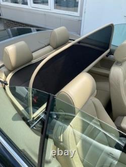 Coupe Vent Audi A4 (2002-2009) Cabrio Filet Anti Remous Beige+Sac de Rangement