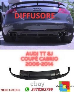 DIFFUSEUR ADAPTÉ À Audi TT 8J Coupé Cabrio 2006-2014