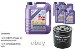 Denckermann Filtre à Huile Liqui Moly High Tech 5W-40 9L pour Audi Cabriolet A6