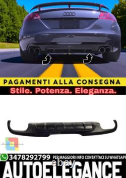 Diffuseur Arrière Pour Pare-Chocs En ABS Pour Audi TT 8J Coupé / Cabriolet