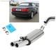 Échappement Sport + Vb-rohr Audi 80 89 B3 B4 Lim Coupé Cabriolet 1.6-2l 2x Roulé