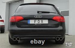 FOX Duplex Échappement Sport Audi A4/B8/8K Quattro Et A5 S5 Coupé / Cabrio 3.2l