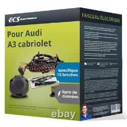 Faisceau spécifique 13 broches pour AUDI A3 cabriolet 07.2016 10.2020 ECS TOP