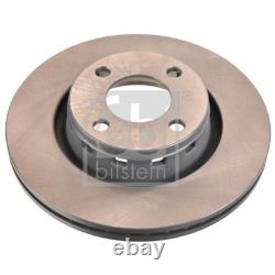 Febi Disques 280mm + Revêtements Avant Convient pour Audi 80 B4 Aussi Cabriolet
