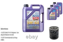 Febi Filtre à Huile 8L Liqui Moly 5W-40 Légèreté High Tech pour Audi Cabriolet